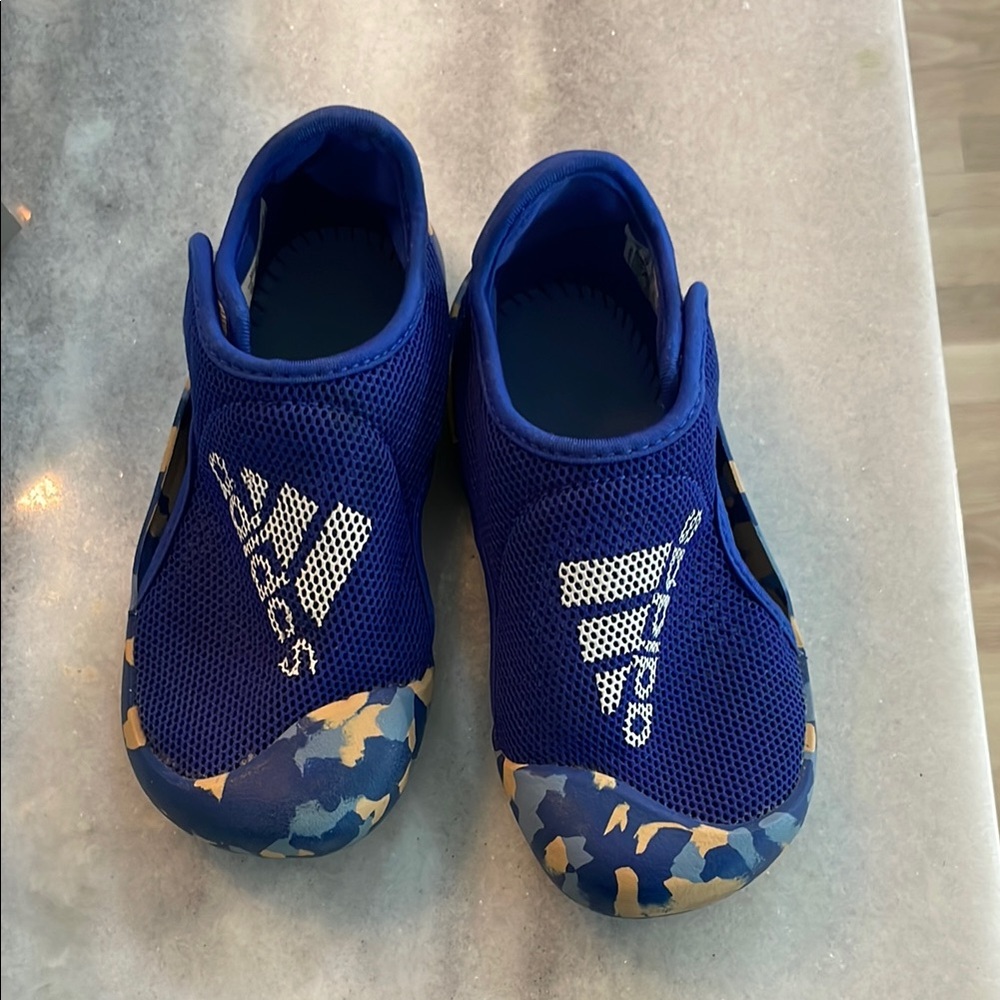 Adidas Kids Blue Slip-On Watershoes